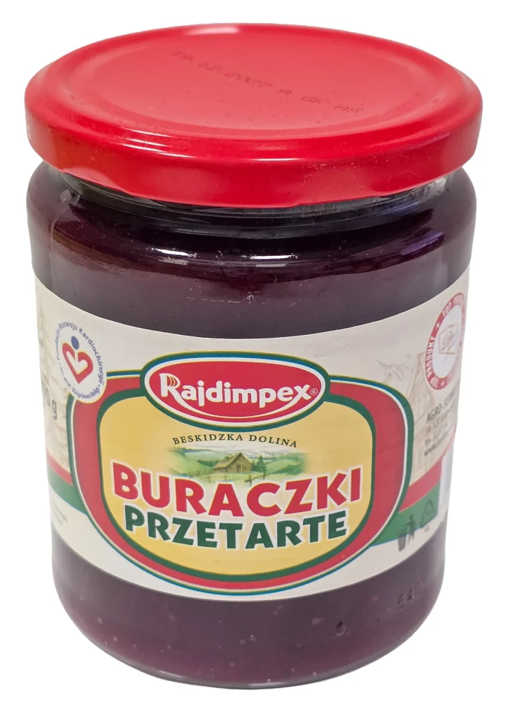 Buraczki przetarte 470 g - Rajdimpex