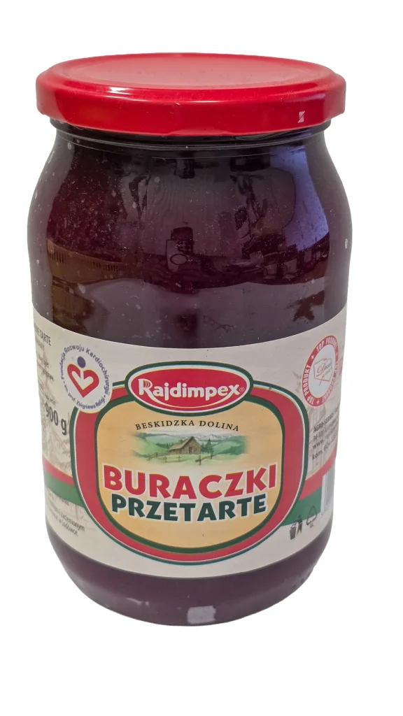Buraczki przetarte 900 g - Rajdimpex